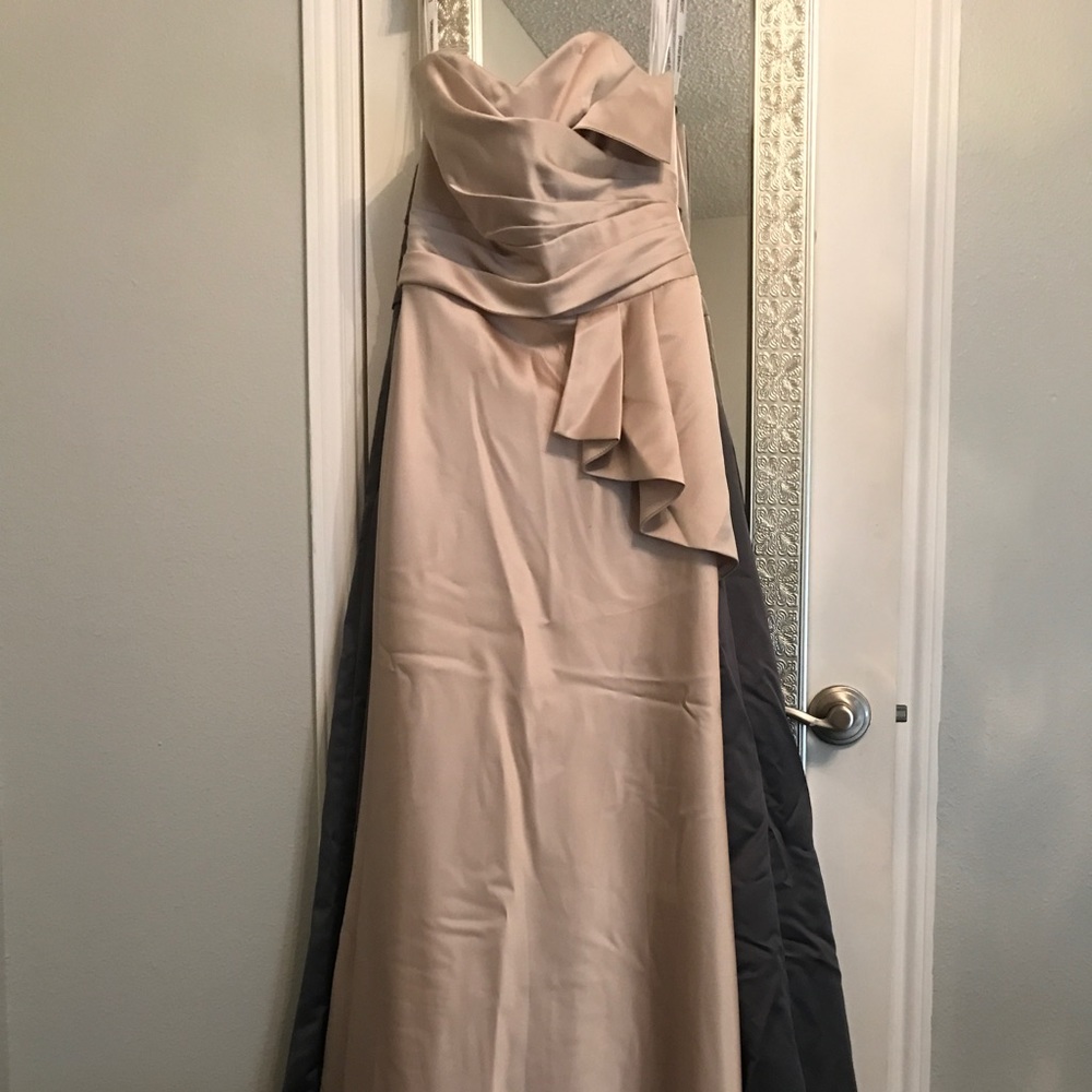 Davids bridal size 2 beige